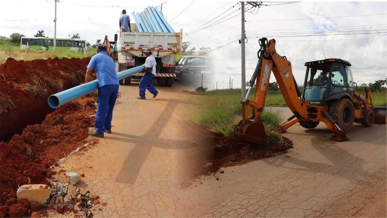 SAAE instala adutora de 2km e põe fim à falta de água no bairro Santa Felicidade